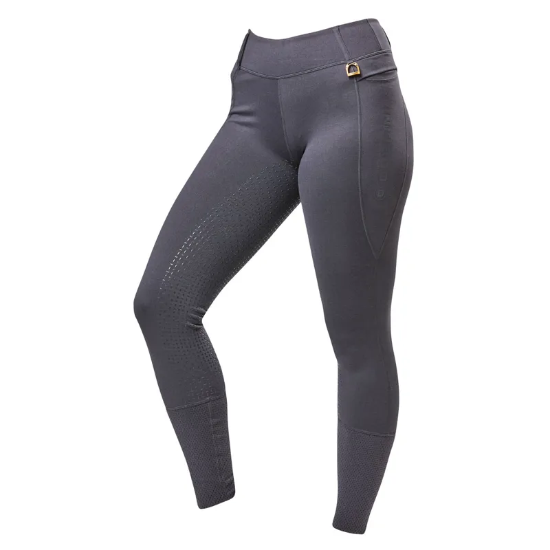 Dublin Cool It Everyday Full Grip Ladies Riding Tights - Dark Grey